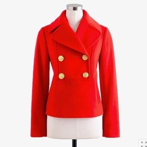 J. crew Peacoat Popover in Red 4